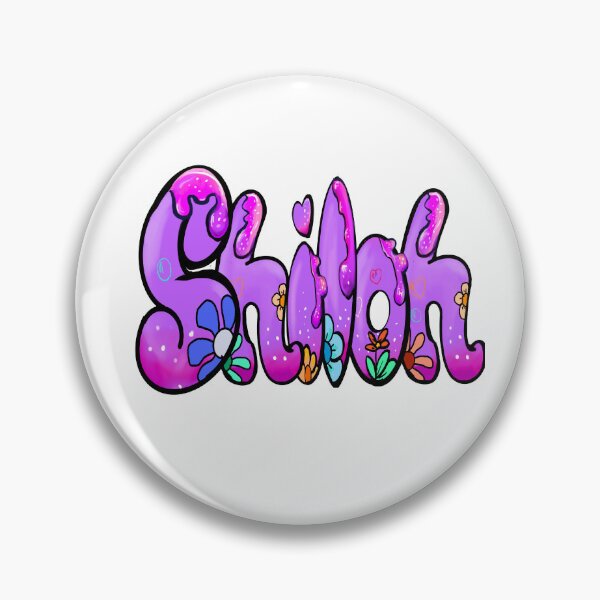 Item preview, Shiloh popular girls name woman women’s first name in purple drip calligraphy Shiloh designed and sold by Artonmytee.
