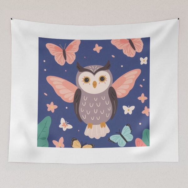 Item preview, owl designed and sold by Designfs.