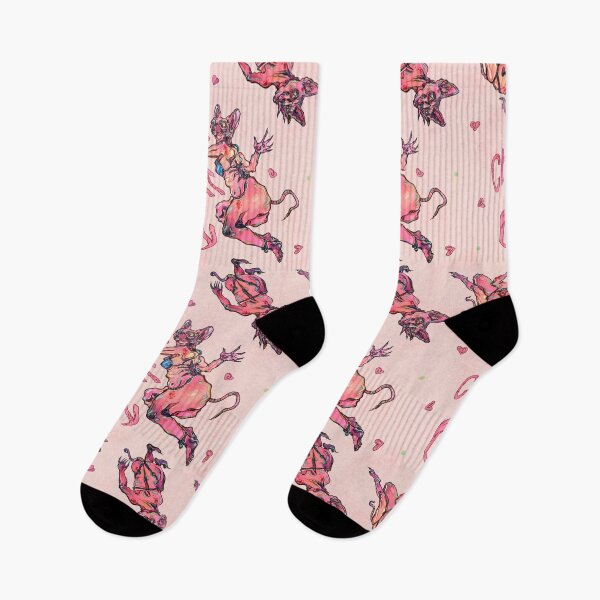 Item preview, Childless Cat Lady pattern in pink ฅ֞•ﻌ•֞ฅ designed and sold by Mishelle-Sherri.