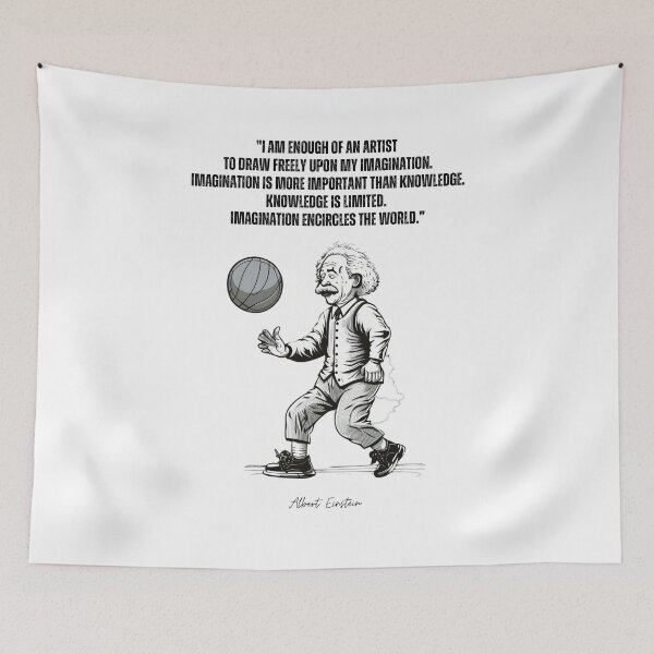 Item preview, Albert Einstein quote poster. designed and sold by Enea Kelo.