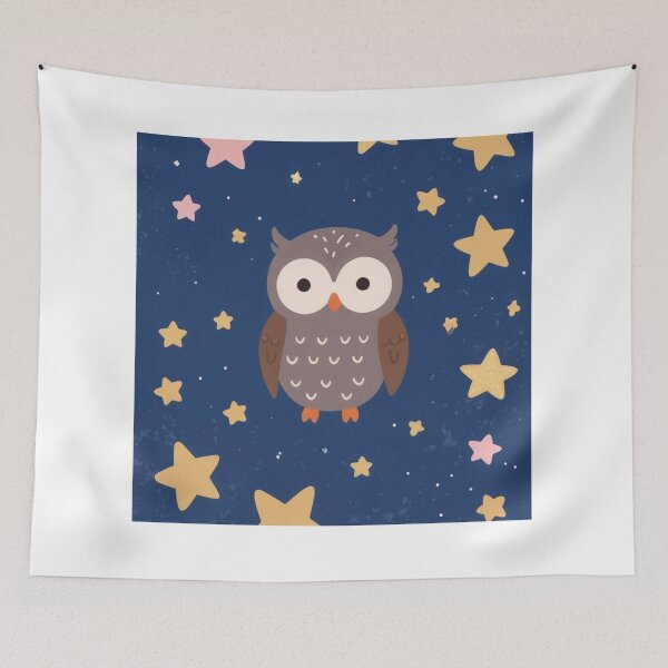 Item preview, owl designed and sold by Designfs.