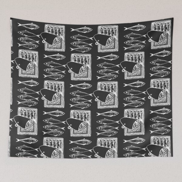 Item preview, Sardines 1 White designed and sold by Salt & Keep.