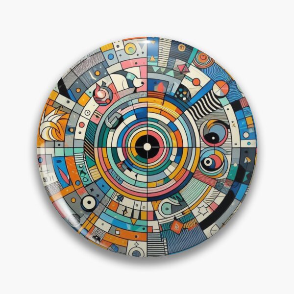 Artikelvorschau, rund - postmodern - sterne - geradlinig - geometrisch entworfen und verkauft von Constructive27.