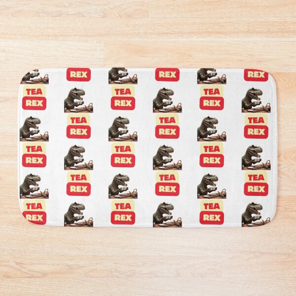 Item preview, Tea Rex - Tyrannosaurus Rex Enjoying Tea in Humorous Style designed and sold by tuschollos.