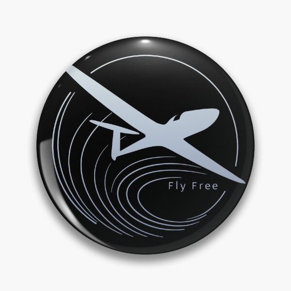 Item preview, Fly Free Glider Plane Pilot Sailplane aerial floating soaring designed and sold by These_Prints.