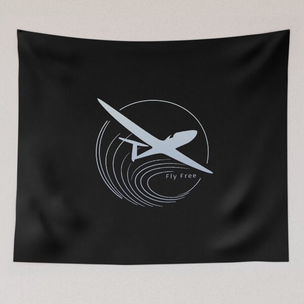 Item preview, Fly Free Glider Plane Pilot Sailplane aerial floating soaring designed and sold by These_Prints.