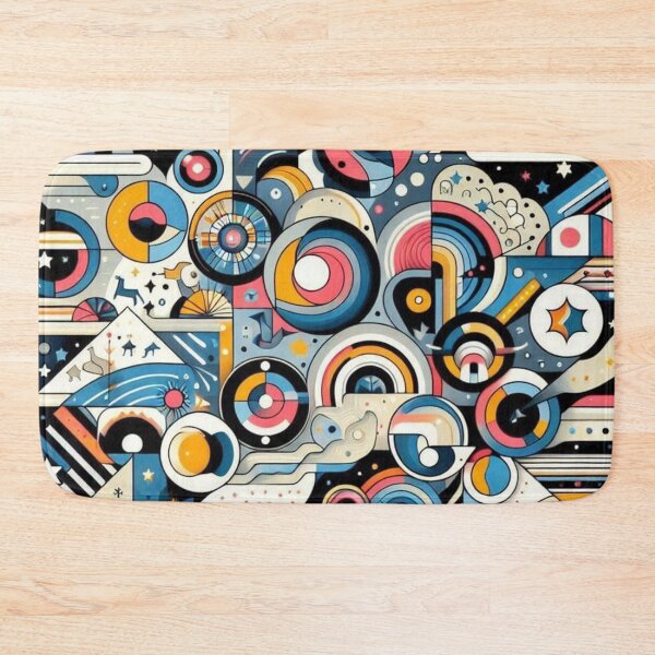 Item preview, round - postmodern - stars - linear - geometric designed and sold by Constructive27.