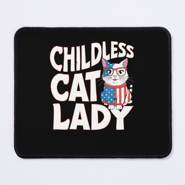 Item preview, Childless Cat Lady 2024 Kamala Harris designed and sold by TahfahTk.