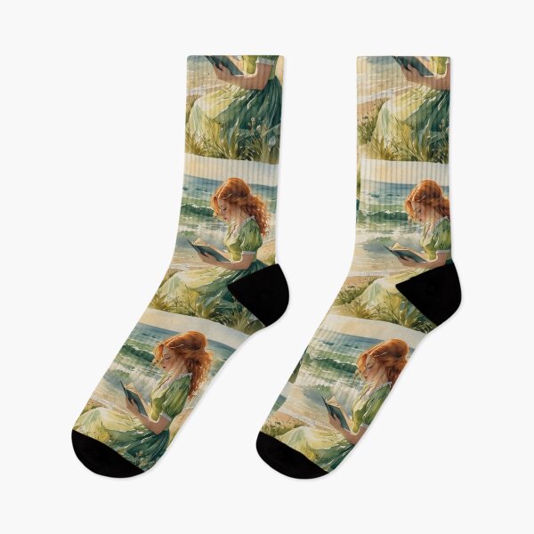Item preview,   Coastal Calm: Reading by the Rhythmic Waves designed and sold by KilianSzmid.