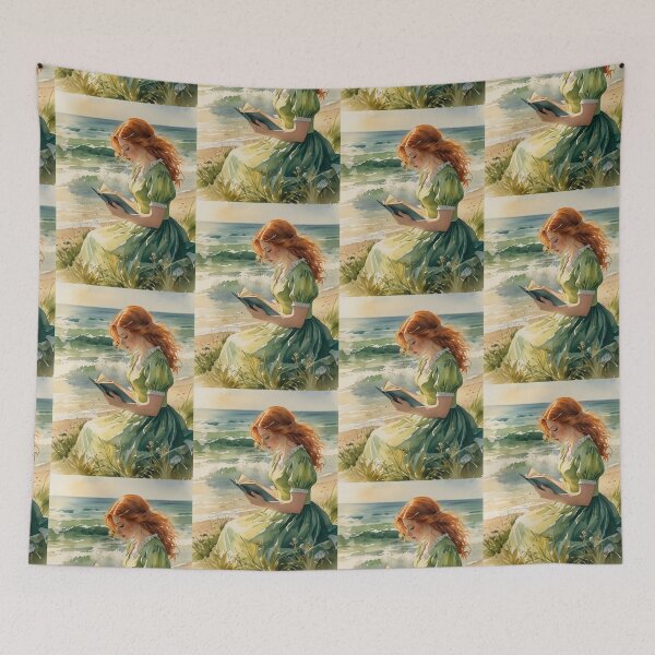 Item preview,   Coastal Calm: Reading by the Rhythmic Waves designed and sold by KilianSzmid.