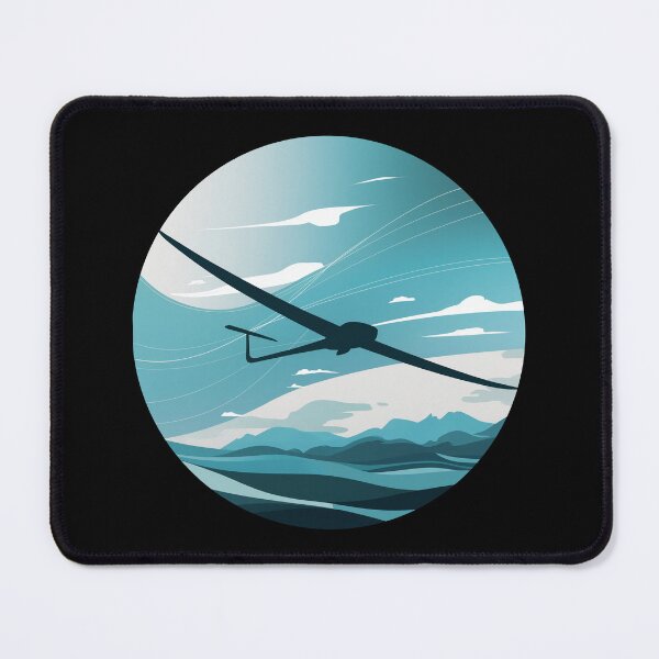 Item preview, Glider Plane Pilot Sailplane aerial floating soaring designed and sold by These_Prints.