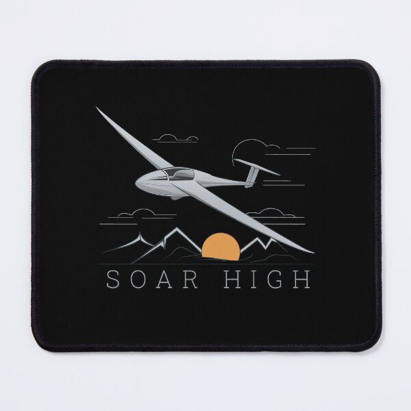 Item preview, Soar High Glider Plane Pilot Sailplane aerial floating soaring designed and sold by These_Prints.