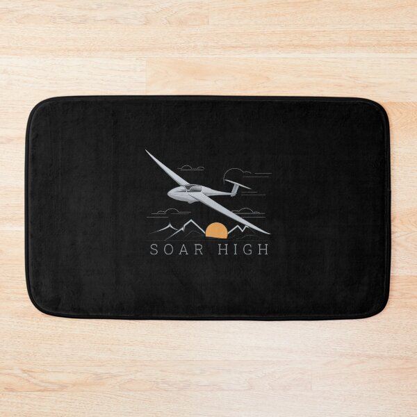 Item preview, Soar High Glider Plane Pilot Sailplane aerial floating soaring designed and sold by These_Prints.