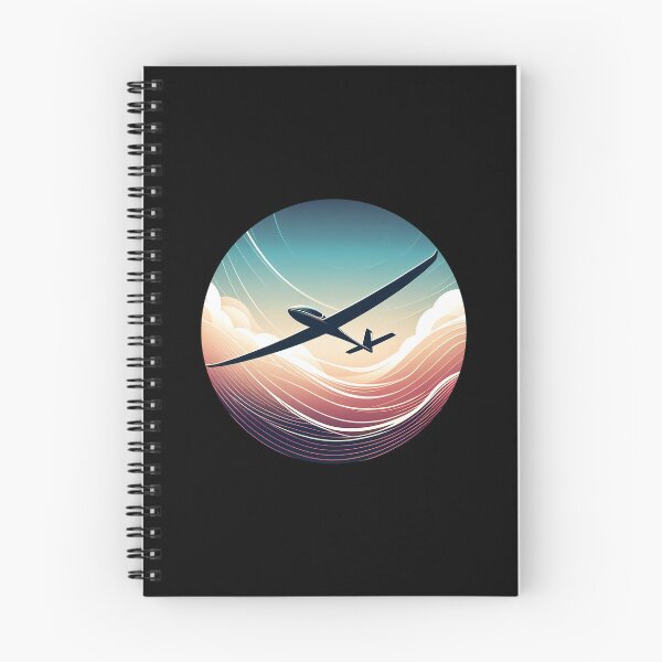 Item preview, Glider Plane Pilot Sailplane aerial floating soaring designed and sold by These_Prints.