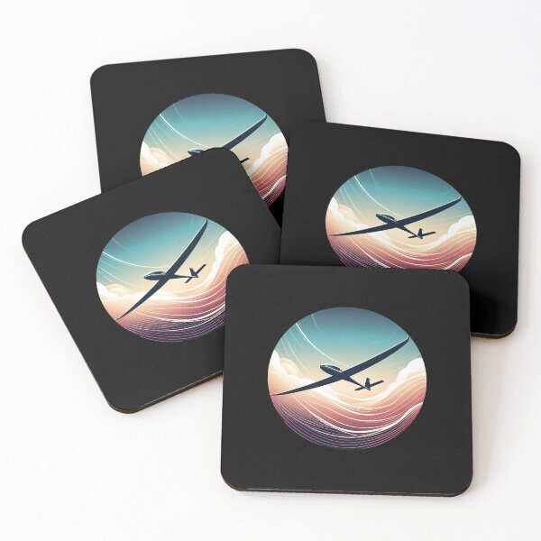 Item preview, Glider Plane Pilot Sailplane aerial floating soaring designed and sold by These_Prints.