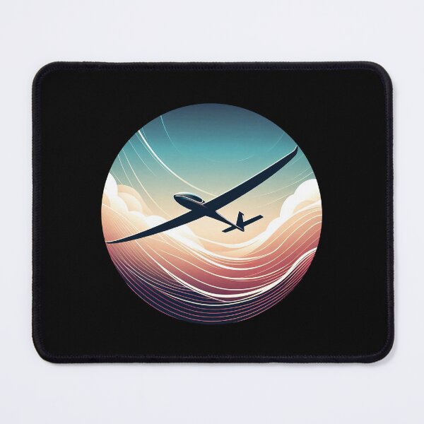 Item preview, Glider Plane Pilot Sailplane aerial floating soaring designed and sold by These_Prints.