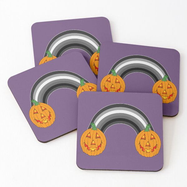Item preview, Jack-O-Lantern Halloween Goth Rainbow designed and sold by Deborah Camp.