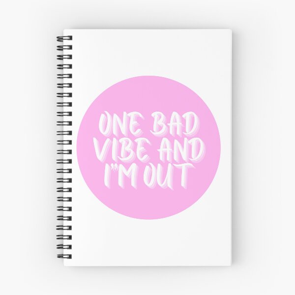 Item preview, One Bad Vibe And I'm Out  designed and sold by CharmStudio.