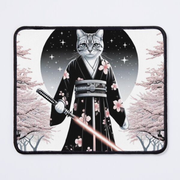 Item preview, Femme Warrior kimono Samurai Cherry Blossom Tree designed and sold by JediKittenWars.