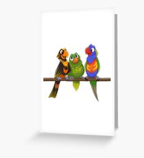 Lory-Lorikeets Greeting Card