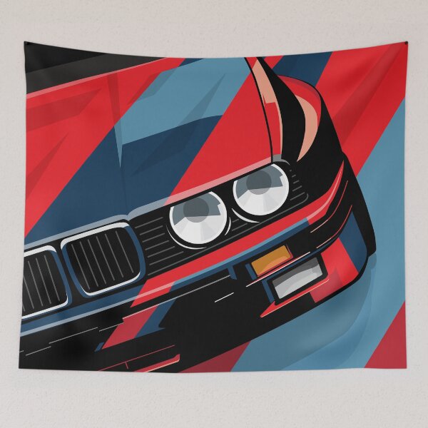 Item preview, Vintage Graphic 80s sports car poster designed and sold by blackdogshop.