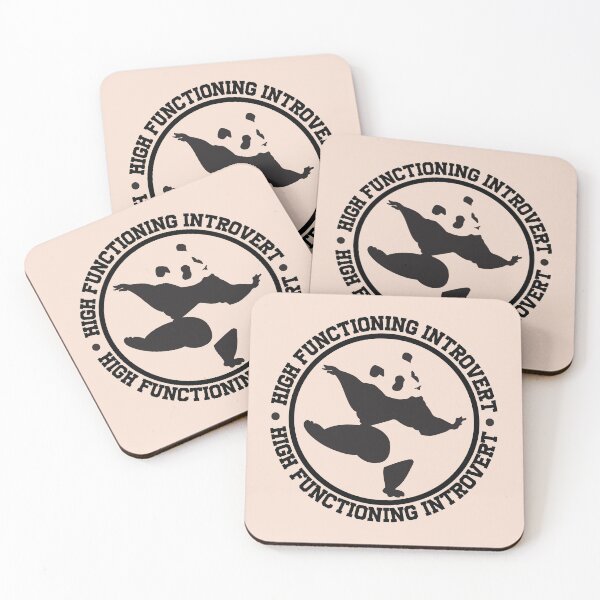 Item preview, Funny Quote High Functioning Introvert  designed and sold by bolimj.