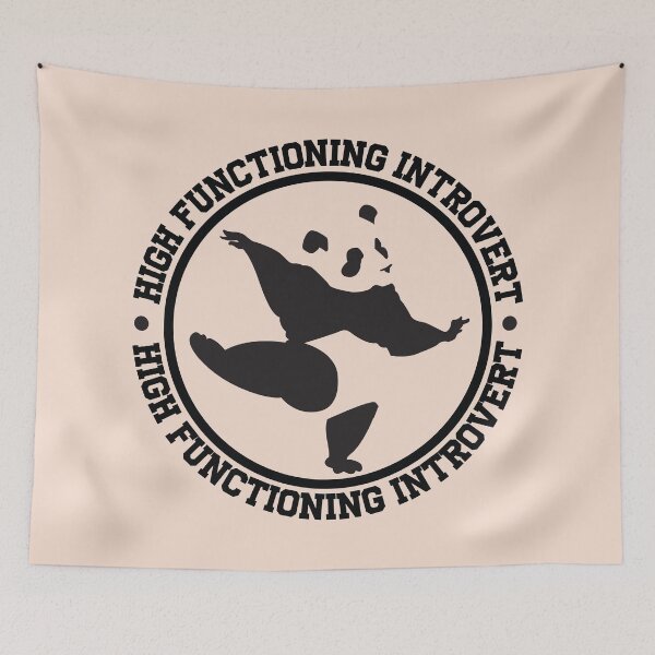 Item preview, Funny Quote High Functioning Introvert  designed and sold by bolimj.