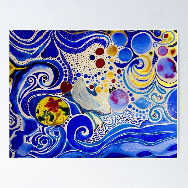 Item preview, A Deep Ocean designed and sold by Little Red Art.
