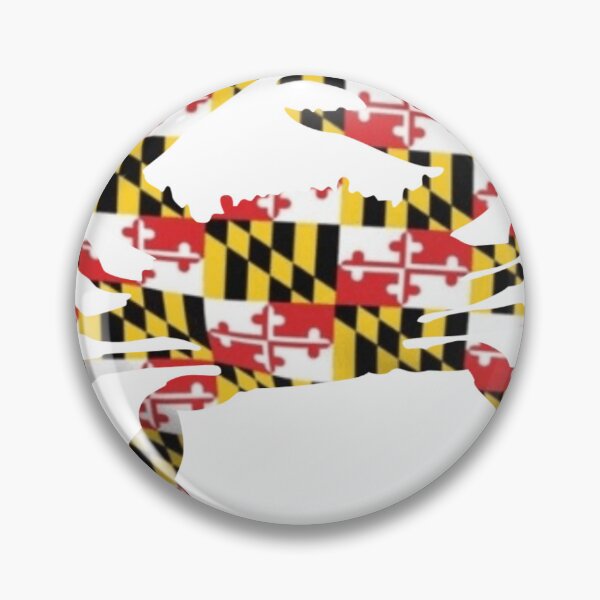 Item preview, Maryland flag crab designed and sold by therapymama.