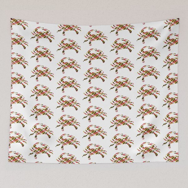 Item preview, Maryland flag crab designed and sold by therapymama.