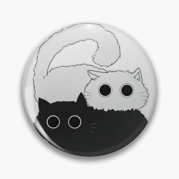 Item preview, Fluffy Loaf Cats Black and White designed and sold by Infernia.