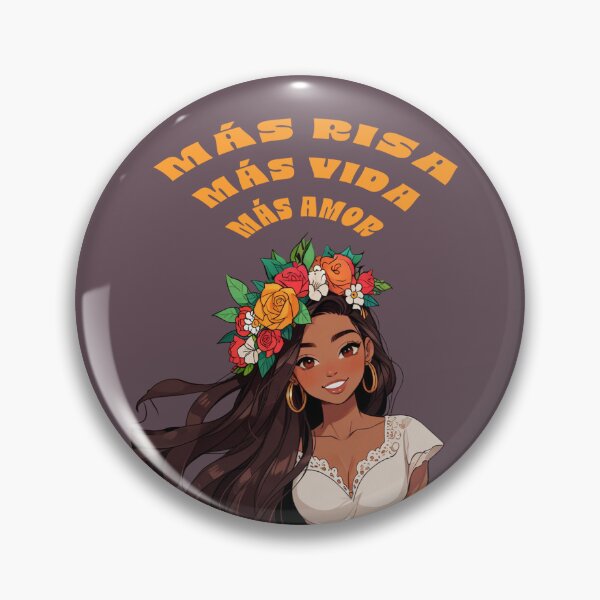 Item preview, MORE LAUGHTER MORE LIFE MORE LOVE POSITIVE SPANISH QUOTES ANIME ILLUSTRATION designed and sold by La Loca.