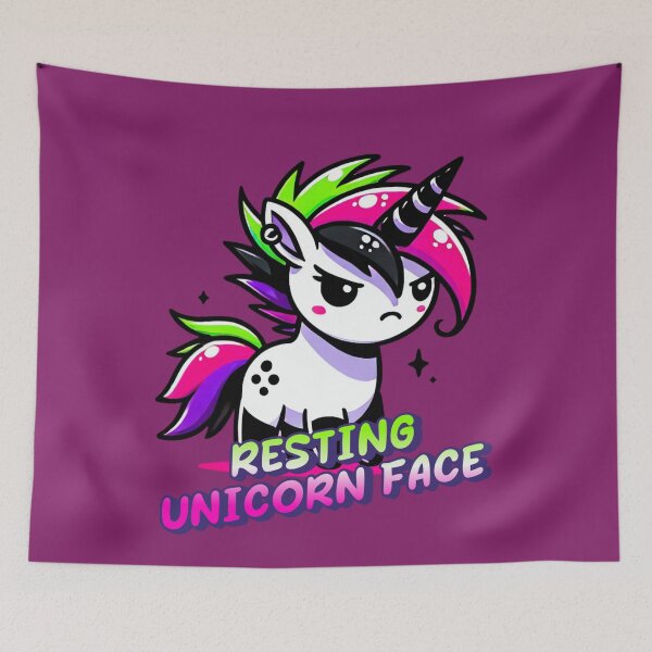 Item preview, Resting Unicorn Face - Sarah designed and sold by 3DAF.