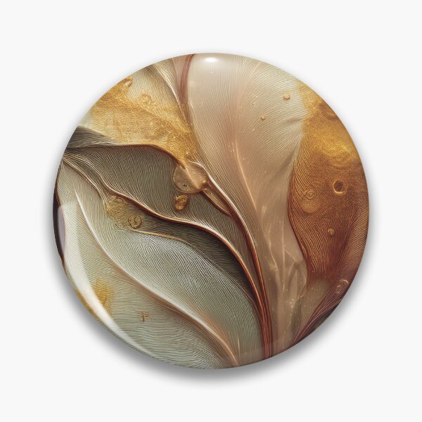 Item preview, Rustic Vintage floral leaves in neutral colours, abstract, earthy green, off white and gold designed and sold by navitalidesign.