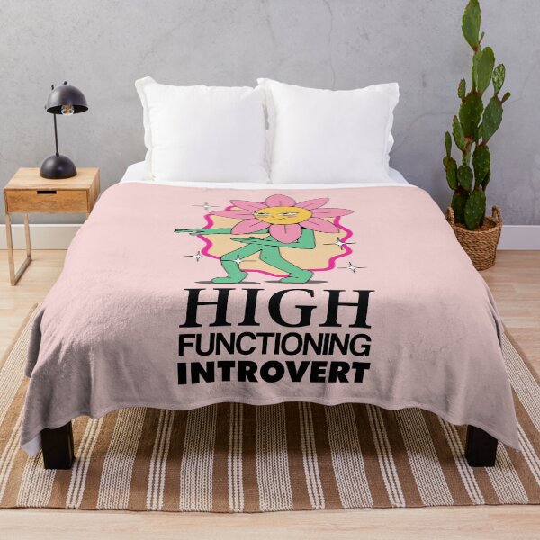 Item preview, Funny Quote High Functioning Introvert  designed and sold by bolimj.