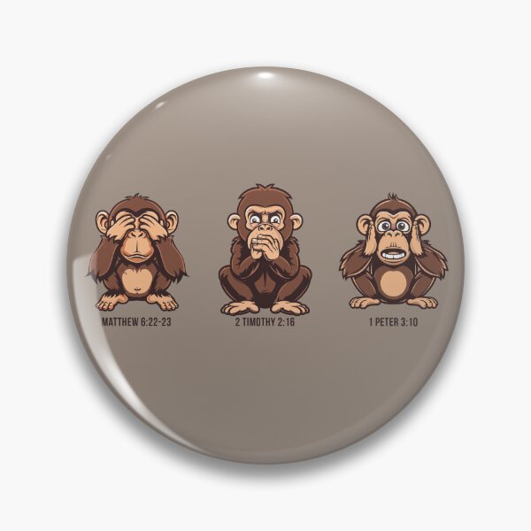 Item preview, Three Wise Monkeys designed and sold by ButlerPCG.