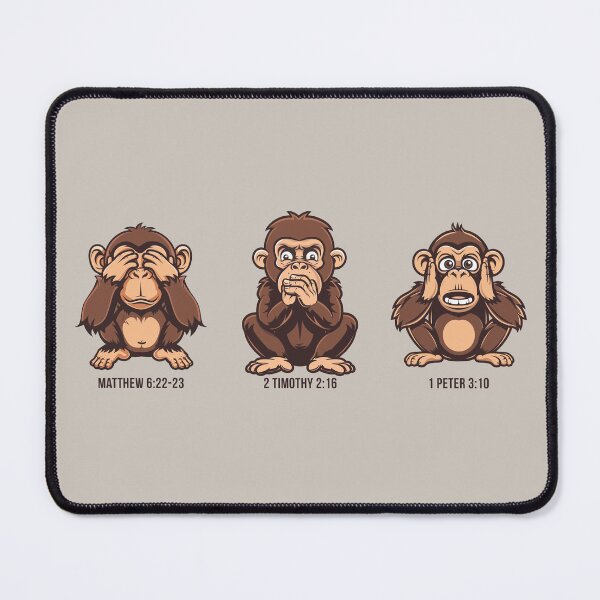 Item preview, Three Wise Monkeys designed and sold by ButlerPCG.