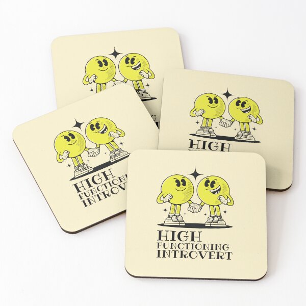 Item preview, Funny Quote High Functioning Introvert  designed and sold by bolimj.