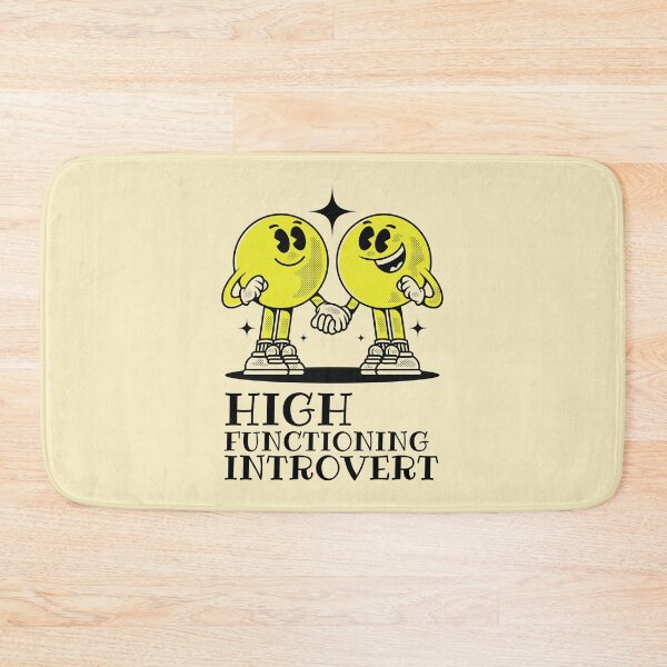 Item preview, Funny Quote High Functioning Introvert  designed and sold by bolimj.