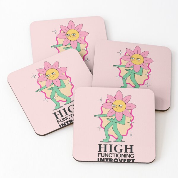 Item preview, Funny Quote High Functioning Introvert  designed and sold by bolimj.