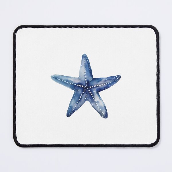 Item preview, cute blue starfish  designed and sold by midnight--star.