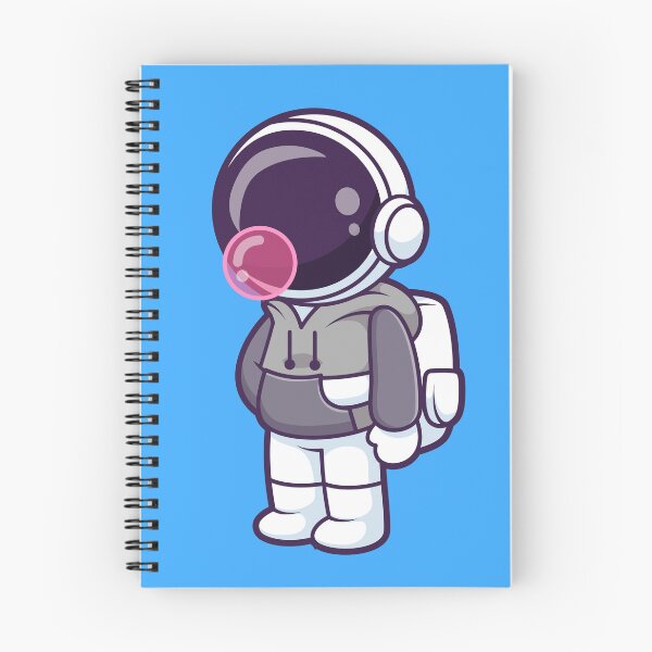Item preview,  Cute Astronaut Blowing Gum Cartoon Vector Icon Illustration designed and sold by hjian8219.