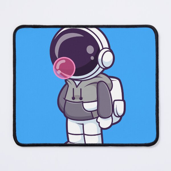 Item preview,  Cute Astronaut Blowing Gum Cartoon Vector Icon Illustration designed and sold by hjian8219.