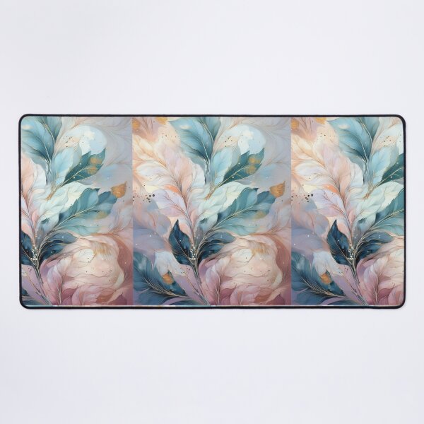 Vista previa del artículo con la obra «Hojas florales vintage rústicas texturizadas en colores neutros, tonos de rosa, verde y dorado», diseñado y vendido por navitalidesign.