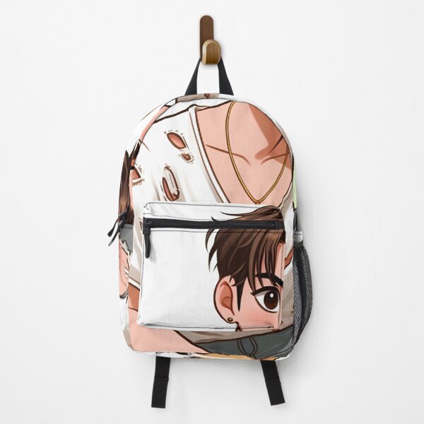 Item preview, Trendy Cartoon Character with Dog in Ripped Shirt designed and sold by daruneenok.