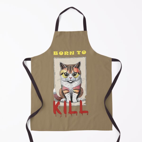 Item preview, BORN TO KILL ADORABLE KITTY GIF designed and sold by La Loca.