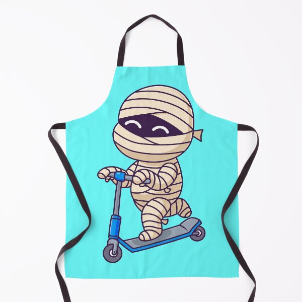 Item preview, Cute Mummy Playing Scooter Cartoon Vector Icon Illustration designed and sold by hjian8219.