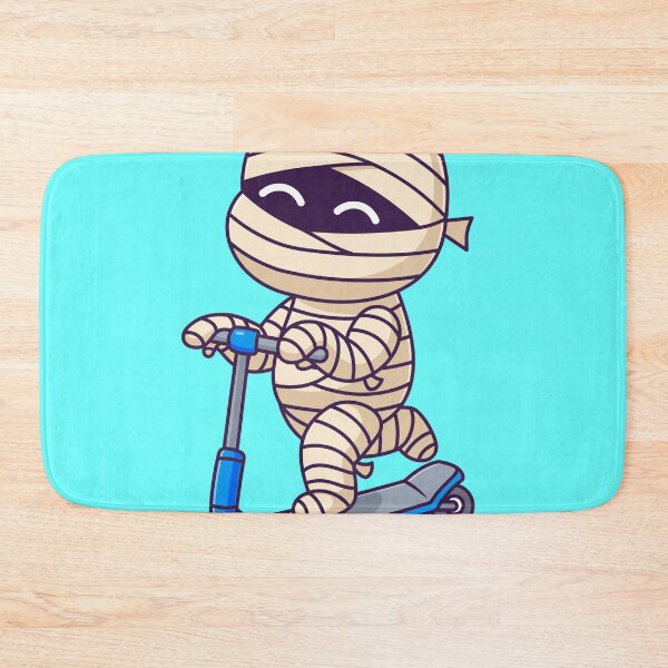 Item preview, Cute Mummy Playing Scooter Cartoon Vector Icon Illustration designed and sold by hjian8219.