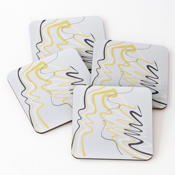 Item preview, The first kiss, Abstract in four colours designed and sold by Constanta Paraschivescu.