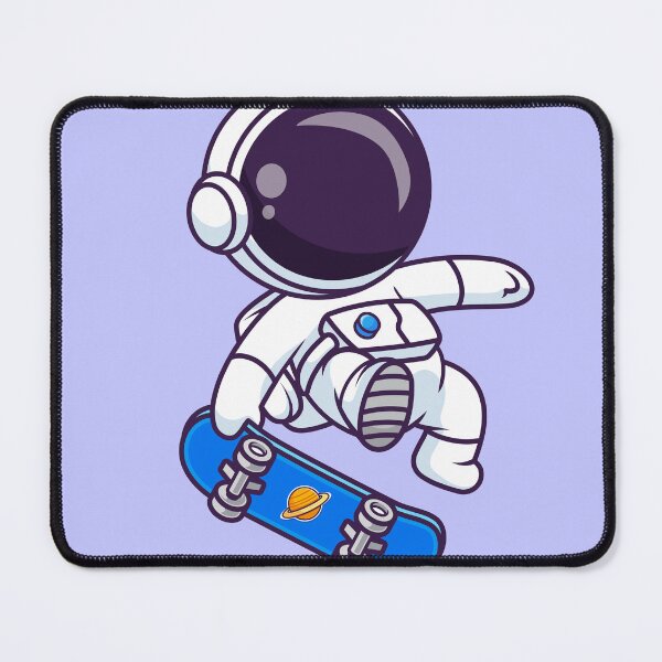 Item preview,  Cute Astronaut Playing Skateboard Cartoon Vector Icon Illustration designed and sold by hjian8219.